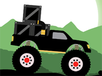 Monster Truck Forest Delivery